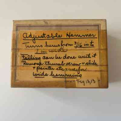 Adjustable Hemmer Box