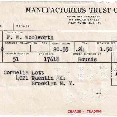 Stock Receipt