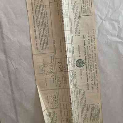 Tax Receipt