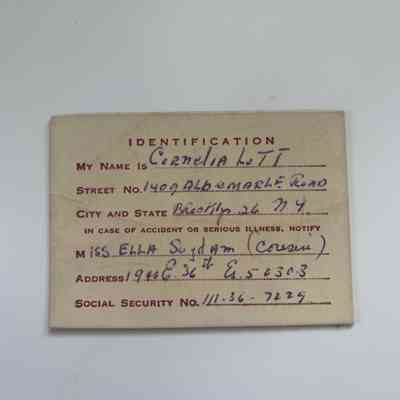 Identification Card
