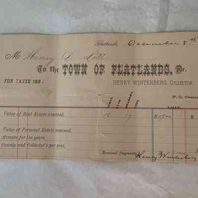Tax Receipt