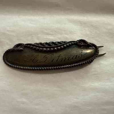Pin Engraved A. Ditmas