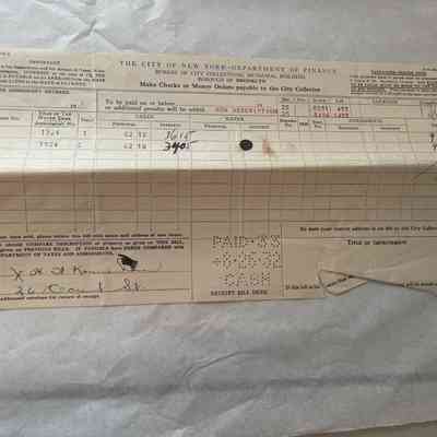 Tax Receipt