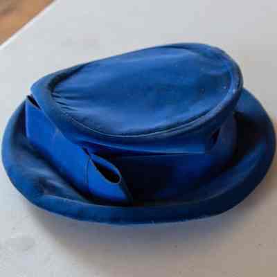Blue Velvet Hat