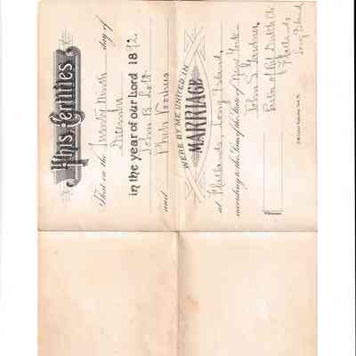 Marriage Certificate