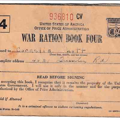 Ration Booklet