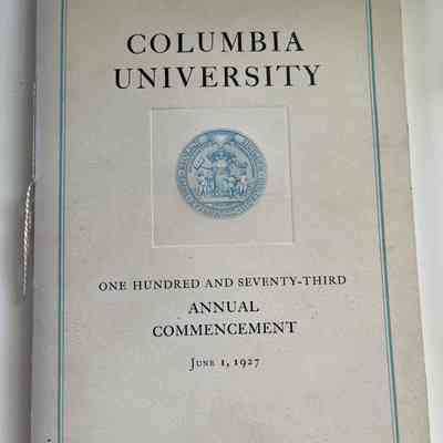 Commencement Booklet