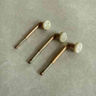 3 Identical Button Pins