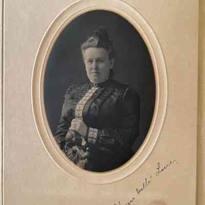 Photograph of Woman in Folder