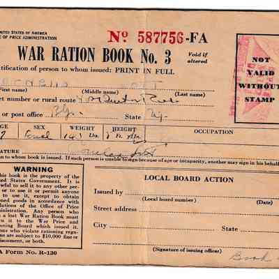 Ration Booklet