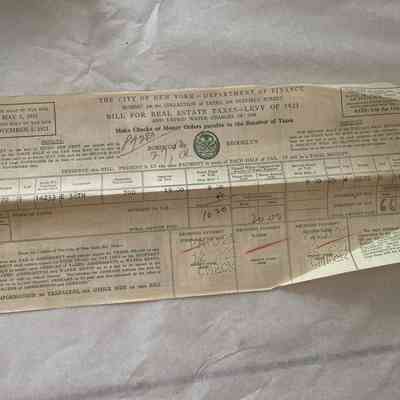 Tax Receipt