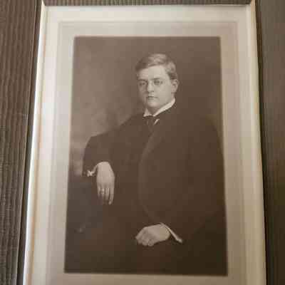 Photograph of Man in Folder
