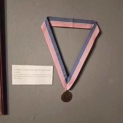 Dutchess County Golf hall of fame medal
