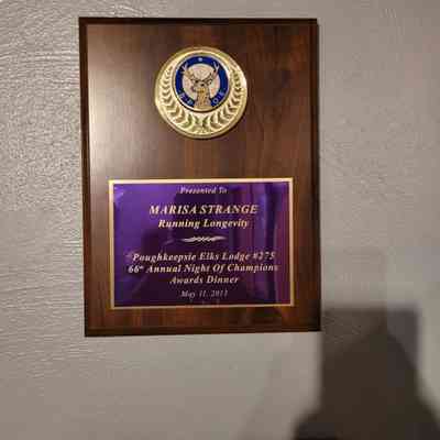 Marisa Strange Longevity Award, From Elks #275