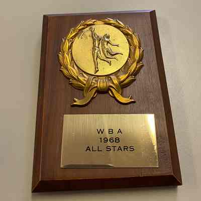 WBA All Star Plaque 1968