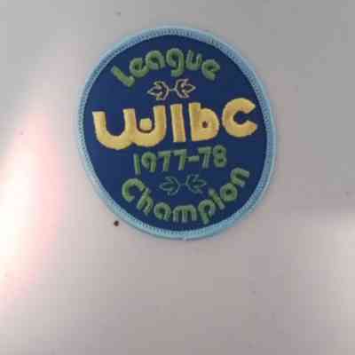 UUIBC league 1977-78 champion badge dedicated to Phil Versace