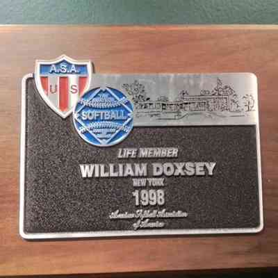 Life member award dedicated to William Doxsey