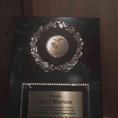 Award dedicated to Levi Horton