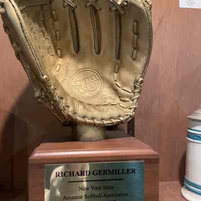 Richard Germiller Hall of Fame Softball Trophies