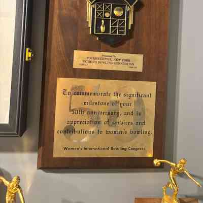 WIBC Poughkeepsie Bowling Plaque