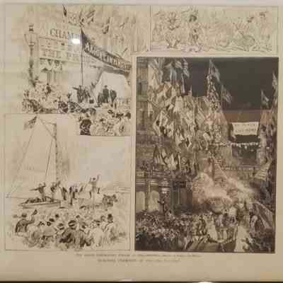 Baseball champions at Philadelphia