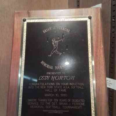 Award dedicated to Levi horton