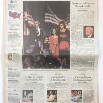 The New York Times, November 5, 2008