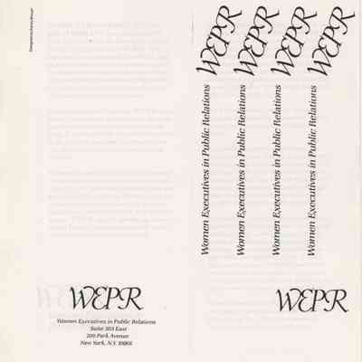 WEPR Women Executives in Public Relations