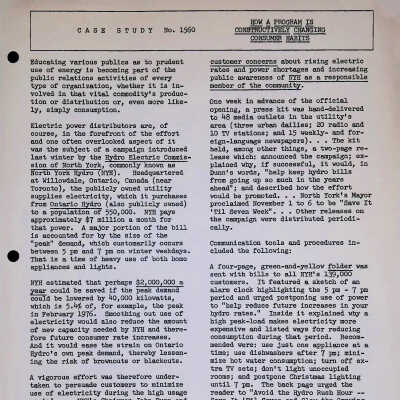 Case Study 1560: How a Program is Constructively Changing Consumer Habits