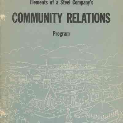 Elements of a Steel Company's Community Relations