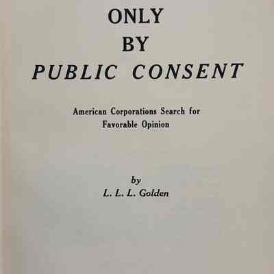 Only by Public Consent