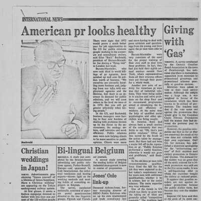 American PR Looks Healthy