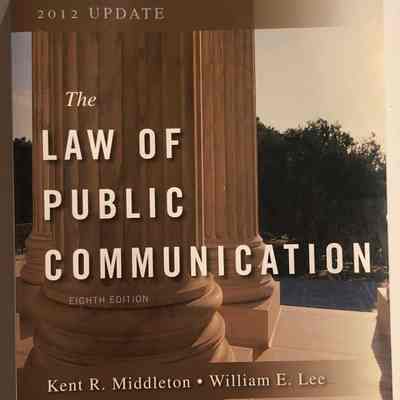 The Law of Public Communication