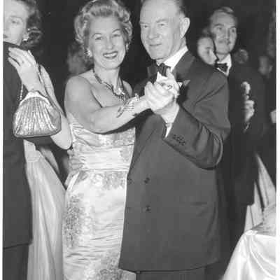 Press photo of Mr. and Mrs. Paul Garrett (vice president of General Motors)