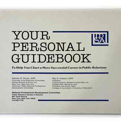 Your Personal Guidebook (To Help You Chart a More Successful Career in Public Relations)