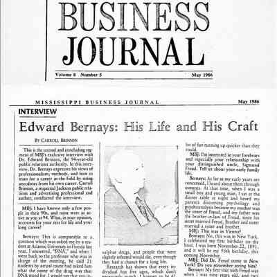 Interview: Bernays His Life and His Craft