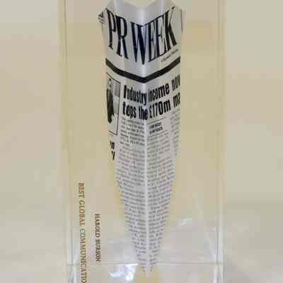 PR Week Best Communications Award, Harold Burson