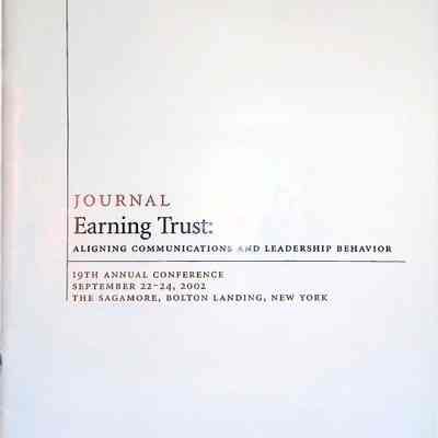 Earning Trust