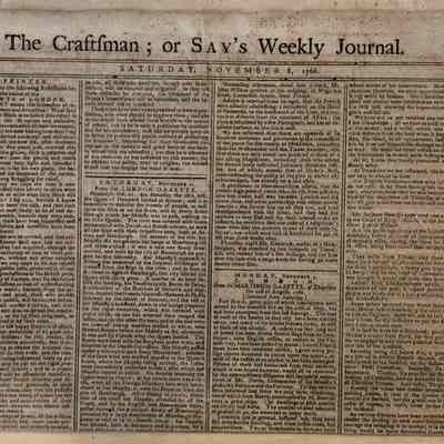 The Craftsman, or Say's Weekly Journal, November 8, 1766