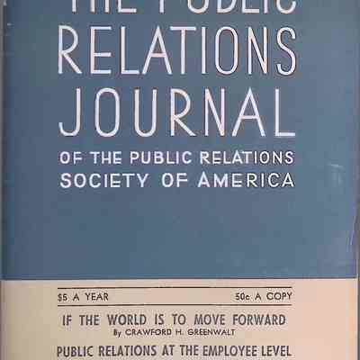 The Public Relations Journal of the Public Relations Society of America