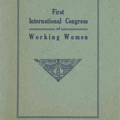 Handbook of the First International Congress of Working Women