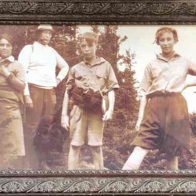 Arthur W. Page, his wife, and their two children, n.d.