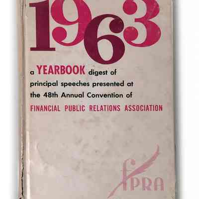 FPRA 1963 Yearbook: A report of the Forty-Eighth Annual Convention, Los Angeles, California, November 10–14, 1963