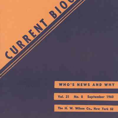 Current Biography: Who's Who and Why