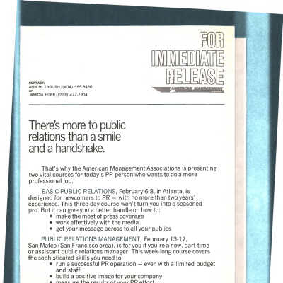 Basic Public Relations Brochure
