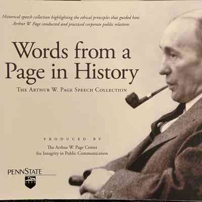 Words from a Page in History