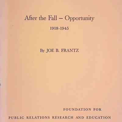 After the Fall—Opportunity 1918–1945