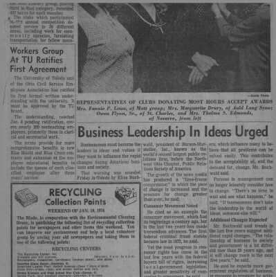 Business Leadership In Ideas Urged