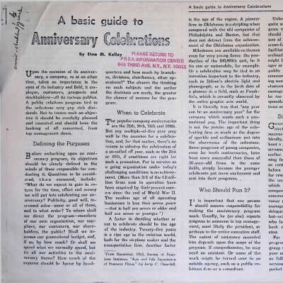 A Basic Guide to Anniversary Celebrations