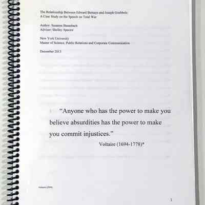 The Relationship Between Edward Bernays and Joseph Goebbels